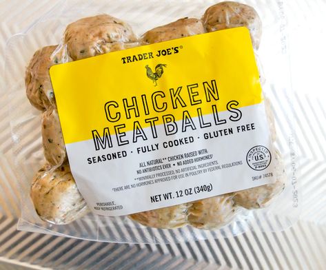 Trader Joe's Chicken Meatballs Review | Sweet on Trader Joe's Trader Joe’s Meatball Recipe, Trader Joe Meatball Recipes, Trader Joe’s Meatballs, Trader Joes Meatball Recipes, Trader Joes Chicken Meatballs, Trader Joe’s Chicken Sausage, Trader Joe’s Chicken Meatball Recipe, Trader Joe’s Protein, Trader Joes Chicken Meatball Recipe