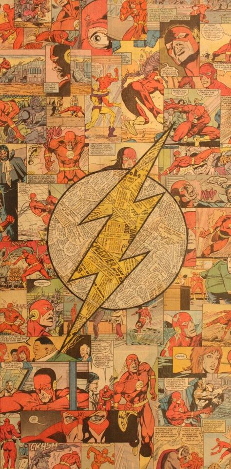 Flash Comic Collage, Flash Comics, Septième Art, Arte Dc Comics, Fastest Man, Marvel Vs Dc, Barry Allen, Black Canary, Green Arrow