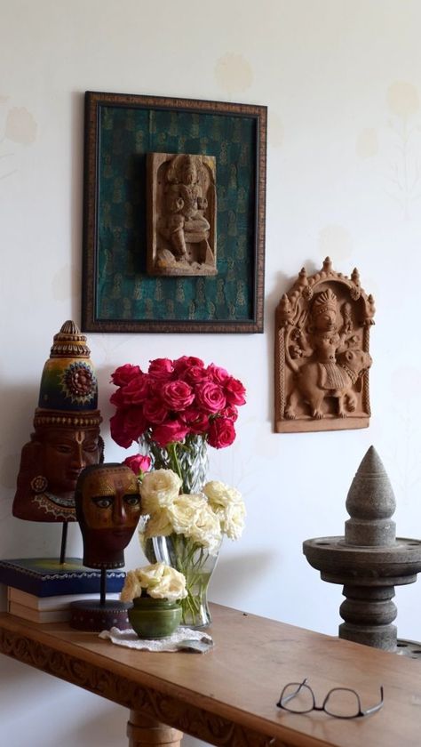 The reality of Influencer Marketing - Preethi Prabhu Canadian Summer, Indian Inspired Decor, Indian Interior Design, Brass Decoration, Home Decor Indian, Buddha Decor, Simple Home Decor, Indian Interiors, Ethnic Home Decor