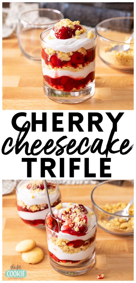 Cherry Cheesecake Trifle, Cherry Cheesecake Cups, Diary Free Dessert, Dairy Free Trifle, Restaurant Menu Ideas, Gluten Free Fudge, O Blood Type, Gluten Free Dairy Free Dessert, Dairy Free Cheesecake