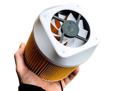 Air Filter Purifier Cleaner for 3d Printer Active Carbon HEPA Dust Filtration Health 80mm Fan Affordable No Smell by Maurice94 Diy Air Purifier, 3d Printer Projects, Carbon Filter, Diy Birthday, Air Purifier, Air Filter, Birthday Theme, 3d Printer, 3d Printing