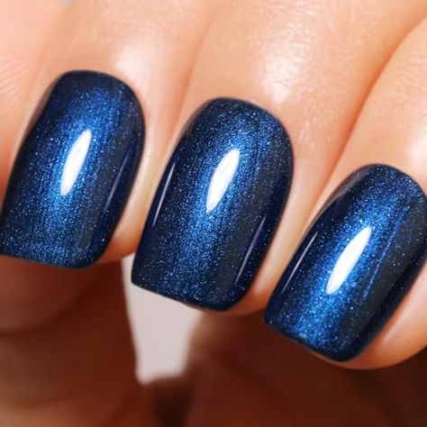 Ozzeal Pearl Gel Nail Polish,Navy Blue Glitter Gel Nail Polish Sparkle Shimmer Gel Glitter Nail Polish Fall Winter Soak off LED UV Gel Nail Polish for Art DIY Manicure 15ML11.99 #Beauty Blue Pearl Nails, Glitter Gel Nail Polish, Video Games Gift, Body Cosmetics, Uv Gel Nail Polish, Pearl Nails, Glitter Nail Polish, Glitter Nail, Glitter Gel