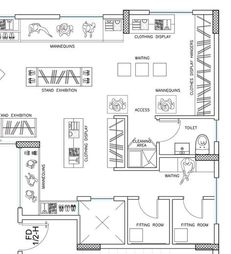 Boutique Floor Plan, Boutique Layout, Retail Store Layout, Store Plan, Fashion Atelier, Interior Design Layout, Retail Store Interior Design, Clothing Store Design, Interior Design Plan