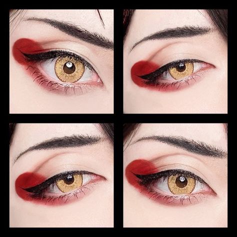 Vox Akuma Eye Makeup, Teknik Makeup, Vox Akuma, Anime Eye Makeup, Drag Make-up, Anime Makeup, Graphic Makeup, Eye Makeup Designs, Eye Makeup Art