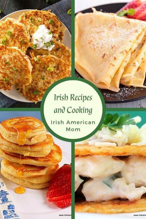 Healthy Irish Dinner Recipes, Irish Pancakes Recipe, Ireland Food Traditional, Irish Coddle Recipe, Irish Pancakes, Coddle Recipe, Irish Recipes St. Patrick's Day, Vegan Full Irish Breakfast, Traditional Irish Dinner Recipes St. Patrick's Day