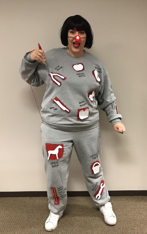 Cricut Halloween Costumes, Women Halloween Costume Ideas For Work, Toy Costumes For Adults, Operation Halloween Costume Diy, Doctors Office Halloween Costumes, Operation Costume Diy, Operation Halloween Costume, Diy Unique Halloween Costumes, Halloween Costumes Work Appropriate