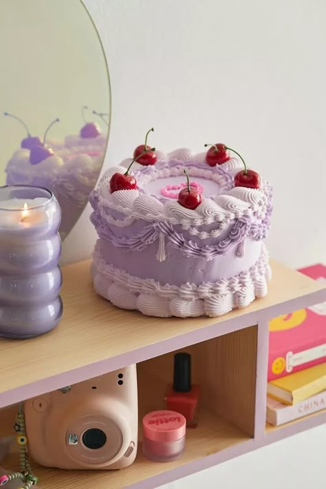 Home Décor | Apartment + Room Décor | Urban Outfitters Cake Boxes Diy, Lavender Birthday, Fake Cakes, Boxes Diy, Food Sculpture, Cake Boxes, Jewelry Box Diy, Cake Shapes, Sweet Bakery