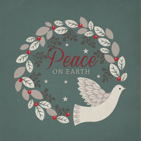 Peace Christmas Cards, Peace On Earth Christmas, Peaceful Christmas, Unique Christmas Card, Christian Christmas Cards, Peace Christmas, Christmas Peace, Charity Christmas Cards, Christmas Card Art