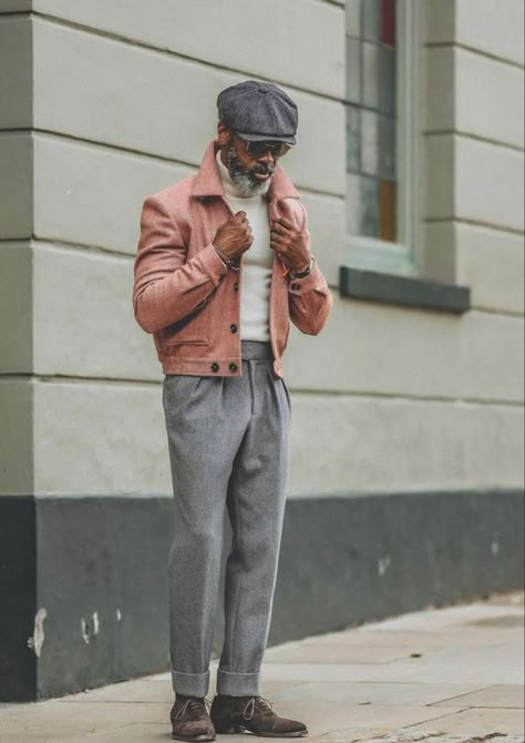 New Year Men Outfit, Stylish Outfits For Men, Fashion After 50, Men Over 50, Dapper Dudes, Black Men Fashion Swag, Dapper Gentleman, Dapper Style, Elegant Man