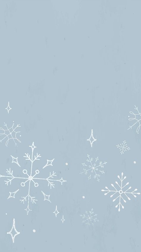 Phone Wallpaper Winter, Blue Phone Wallpaper, Snowflake Illustration, Christmas Instagram Story, Christmas Phone Backgrounds, Blue Christmas Background, Snowflake Wallpaper, Backgrounds Christmas, Winter Wallpapers