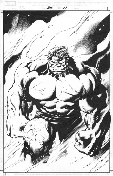 Hulk #24 pg. 17, in Rodney  Rappaport's Ed McGuinness Comic Art Gallery Room Lee Weeks, Marvel Comics Hulk, Frank Cho, Hulk Art, Hulk Comic, The Incredible Hulk, Hulk Smash, Hulk Marvel, Art Gallery Room