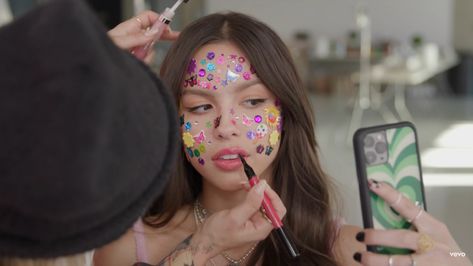 Sour Photoshoot, Sour Album Cover, Sour Album, Photoshoot Behind The Scenes, Olivia Rodrigo Sour, Olivia + Core + Aesthetic, Liv Rodrigo, Scary Costumes, Mexican Girl