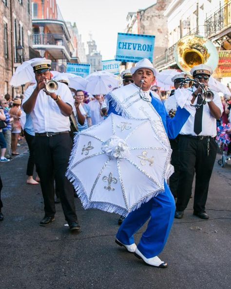 Hadestown Costume, New Orleans Second Line, New Orleans Shirts, Nola Food, Kill La Kill Mako, New Orleans Theme, Percy Jackson Musical, Weekend In New Orleans, Second Line Parade