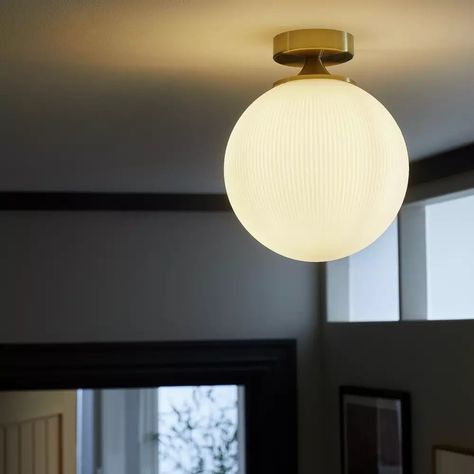 Ceiling Flush Lights, White Ceiling Lights, Bar House, Flush Lights, Globe Lighting, White Ceiling Light, Globe Ceiling Light, Bathroom Ceiling, A Globe