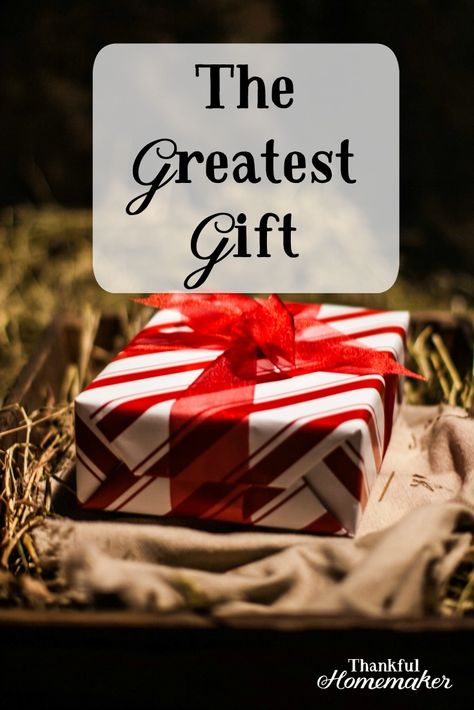 Christmas time can often have us thinking about the size, price, and monetary value of the gifts we receive, all the while distracting us from the greatest gift every given to mankind. God knows what we need and what we need most is Jesus.  #jesus #wonderfulcounselor #mightygod #everlastingfather #princeofpeace #Christmas #Christmasstory #nativity #Christmasgift #babyjesus Biblical Motherhood, Ward Christmas Party, Titus 2, Christian Homemaking, Christmas Christ, Wonderful Counselor, Christ Centered Christmas, Grace Christian, Jesus Gifts