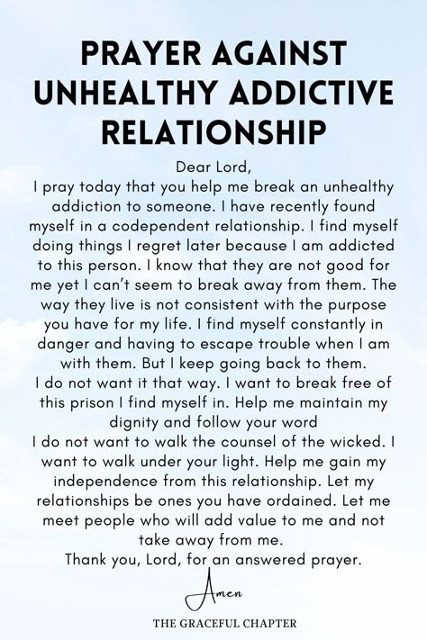 Prayer For Toxic Relationship, Prayers Against Homosexuality, Renounce Prayer, Prayer Against Laziness, Prayer For Addicted Loved One, Prayer Against Lust, Addictive Relationship, Safety Prayer, Reconciliation Prayer