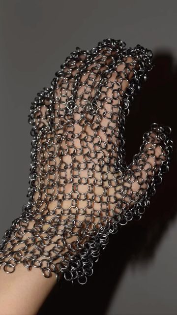 GENEVIEVE the Label on Instagram: "the chainmail glove   made with stainless steel wire" Chainmail Glove, Chainmail Jewelry, True Blood, Stainless Steel Wire, Chain Mail, The Label, Gloves, Stainless Steel, Chain