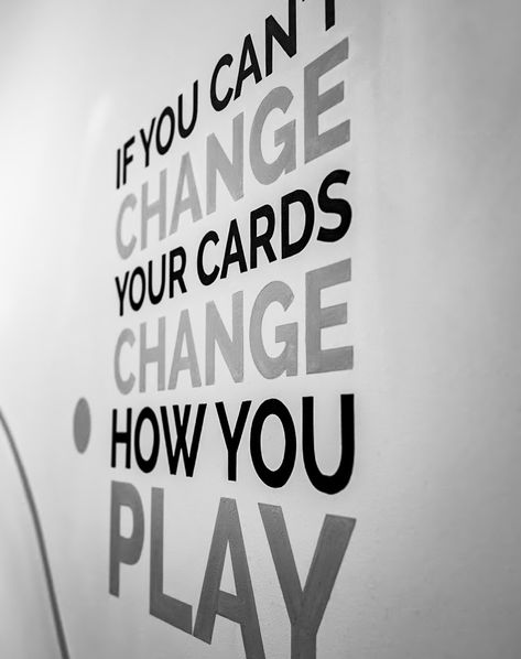 If you can't change your cards, change how you play. In life and business, control over the hand dealt is limited. Deadlines shift, team dynamics challenge, markets fluctuate. Focus on what you can control—mindset, actions, approach. Adaptability holds true power. Circumstances may be fixed, yet how you play the game is in your hands. Mindset Shift: Obstacles are opportunities for a new perspective, not roadblocks. Strategic Adaptation: Pivot plans, leverage strengths, and innovate with res... Team Dynamics, Mindset Shift, Your Cards, New Perspective, Adaptation, You Changed, How To Plan