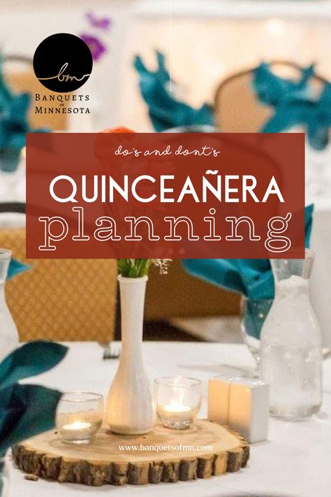 Planning your daughter's quinceañera? Banquets of Minnesota has the dos and don'ts to ensure a memorable celebration! From venue selection to cultural traditions, follow these tips for a stress-free event. Contact us for all your quinceañera needs! 🎉 Quinceanera Venue, Quinceanera Traditions, Planning List, Quinceanera Planning, Cultural Traditions, Dos And Don'ts, Birthday Party Celebration, Charity Events, Father Daughter Dance