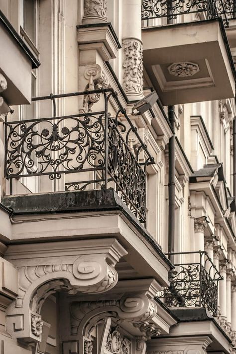 Wrought Iron Value | Big Easy Iron Works Hand Rail Design, French Balconies, Sarah Aesthetic, Iron Railings Outdoor, Wrought Iron Balcony, Vintage Patio Furniture, Cast Iron Gates, Modern Window Grill, Terrace Room