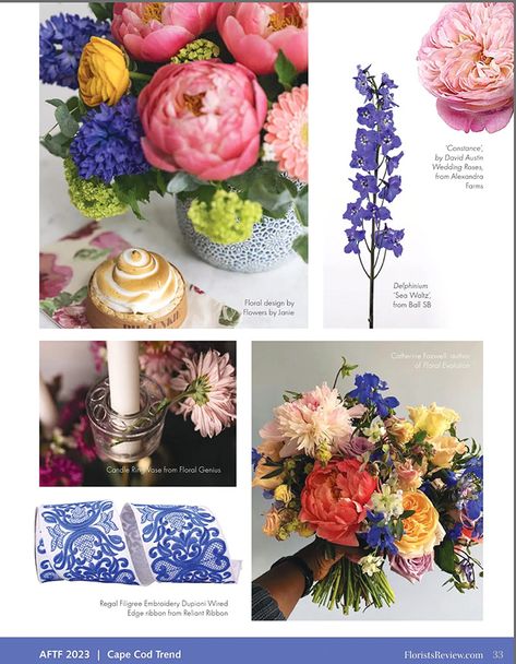 Floral Trends 2023, 2024 Floral Trends, 2023 Floral Trends, Cape Cod Aesthetic, Color Arrangement, Gloriosa Lily, Persian Buttercup, Social Themes, Rose Varieties