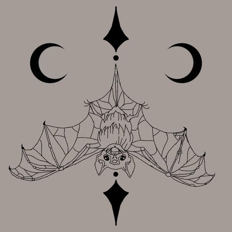 Bat Sternum Tattoo Women, Bat Tattoo Ideas Sternum, Upside Down Bat Drawing, Bat Tattoo Stencil, Bat Sternum Tattoo, Chest Tattoo Bat, Bat Tattoo Chest Woman, Bat Drawing Tattoo, Upside Down Bat Tattoo