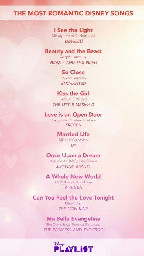 Disney love Romantic Disney, Disney Playlist, Love Is An Open Door, Disney Song, Song Lists, I See The Light, Wedding Playlist, Christina Perri, Disney Songs