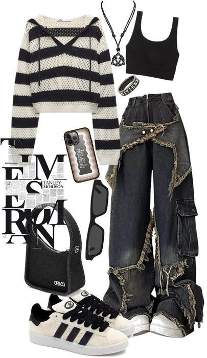 Outfit Ideas Shoplook, Clothes For Tomboys, Tomboy Girl Outfits, Tom Girl Outfits, Outfit Ideas Tomboy, Tomboy Clothes, Cute Tomboy Outfits, Tomboy Outfit Ideas, Tomboy Fits