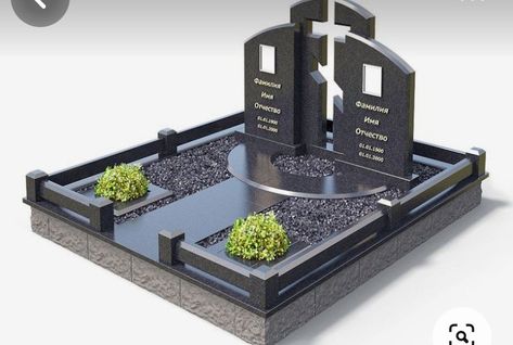 Grave Design Ideas Modern, Tombstone Designs Modern, Grave Stones Ideas, Grave Design Ideas, Mausoleum Design, Grave Ideas, Grave Design, Grave Monuments, Tombstone Designs