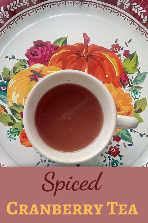 Hot Spiced Tea Recipe, Spiced Tea Recipe, Country Desserts, Homely House, Warm Winter Drinks, Cranberry Tea, Easy Supper Recipes, Spiced Tea, Cold Remedy