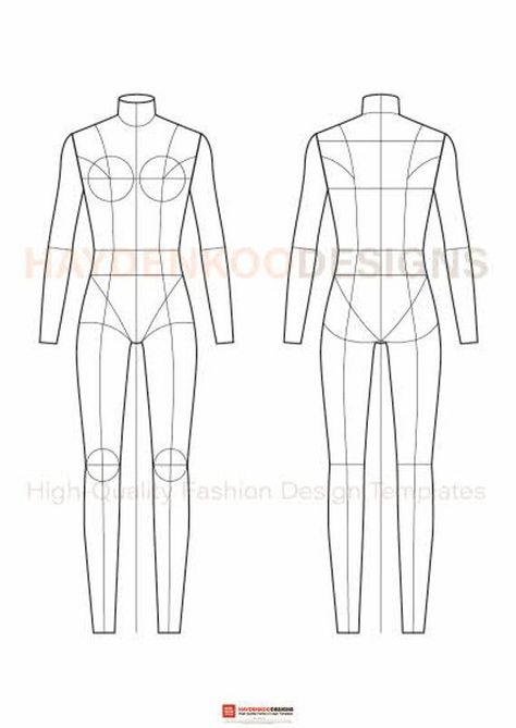 Fashion Flats Body Templates Women for Fashion illustration Fashion flat sketch Apparel design - Sketch Templates - Ideas of Sketch Templates #SketchTemplates - Body Templates, Technical Flats, Fashion Illustration Template, Fashion Figure Templates, Fashion Process, Fashion Croquis, Croquis Fashion, Fashion Template, Body Template