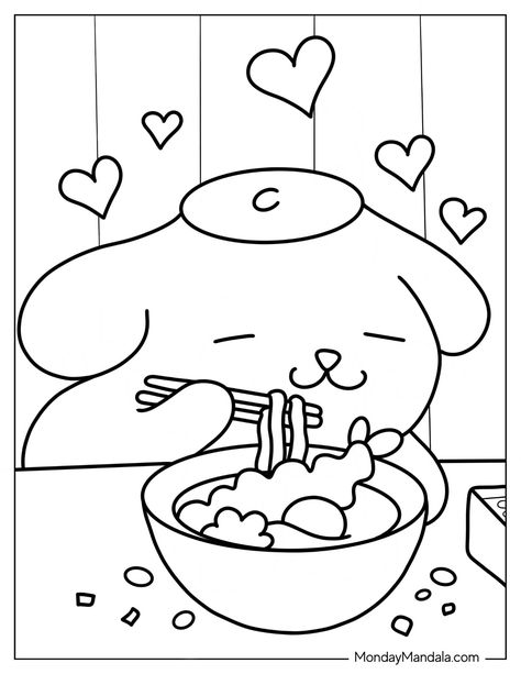 Coloring Stuff, Hello Kitty Colouring Pages, Desain Buklet, Color Sheets, Kitty Coloring, Hello Kitty Coloring, Detailed Coloring Pages, Kitty Drawing, Coloring Page Ideas