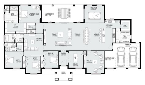 Acerage Homes Floor Plans, Acerage Homes, 5 Bedroom House Plans, Design Floor Plans, Strive For Excellence, Home Design Floor Plans, Design Building, House Layout Plans, Sims House Plans