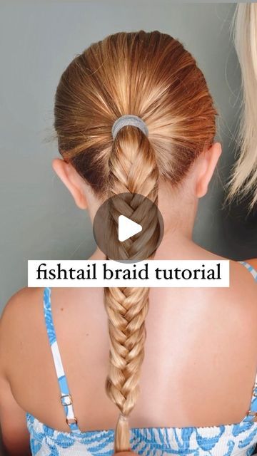 How To Do A Fish Tale Braid, Braided Hairstyles Fishtail, How To Fish Tale Braid, Braid Simple Hairstyles, Fishtail Braid How To Step By Step, How To Do Fish Tail Braids, Fish Braids Hairstyles, How To Fishtale Braid, How To Fishtail Braid Step By Step