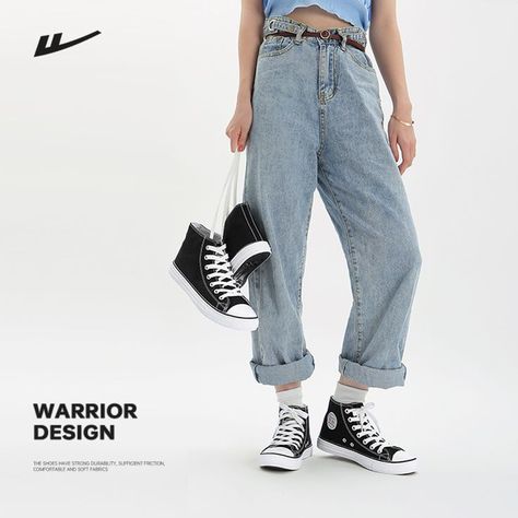 WAARIOR canvas shoes Warrior Shoes, Canvas Shoes, Mom Jeans, Canvas, Pants, Trousers