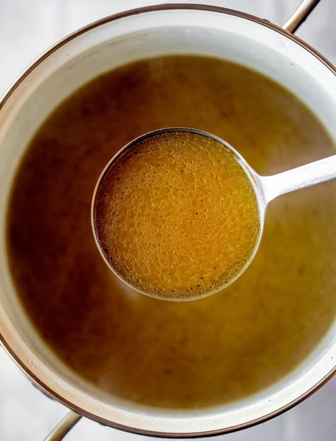 Turkey Stock Recipe - How To Make Homemade Turkey Stock Turkey Stock Recipe, Basting A Turkey, Chicken Tomato, Stock Recipes, How To Make Turkey, Turkey Broth, Thanksgiving 2022, Turkey Stock, Best Turkey