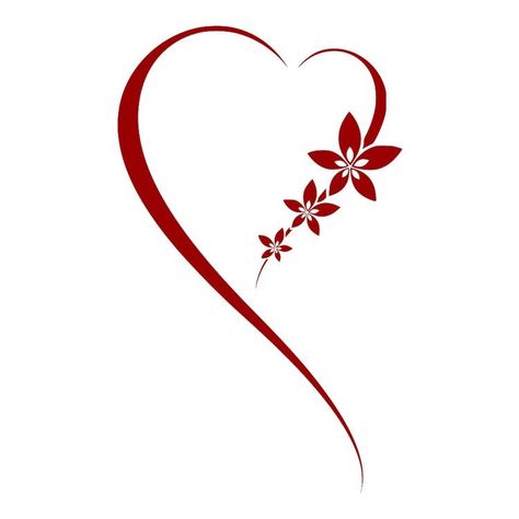 Heart Tattoo, Pyrography, Arabesque, Rock Art, Rock Painting, Body Art Tattoos, Cricut Ideas, Red Heart, San Valentino