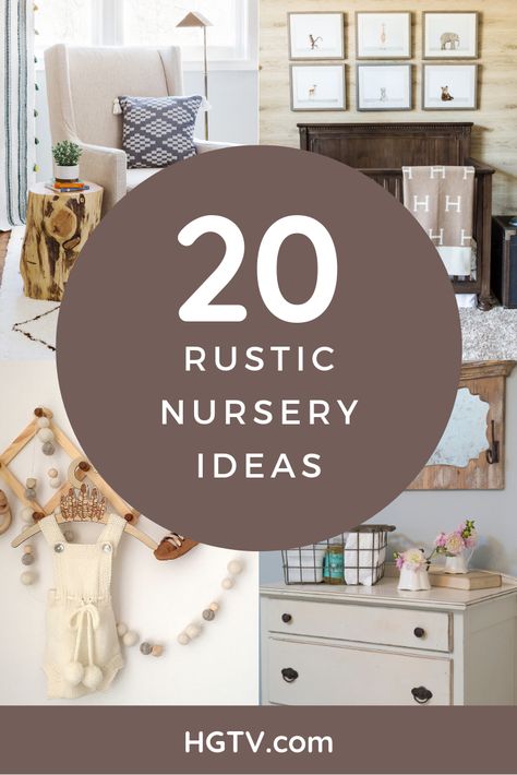 Let these dreamy, rustic nursery ideas inspire your little one’s space. Rustic Nursery Ideas, Rustic Nursery Room Ideas, Rustic Baby Rooms, Rustic Boy Nursery, Nursery Themes Neutral, Nursery Layout, Diy Baby Room Decor, Rustic Baby Nurseries, Baby Room Storage