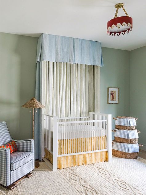 Nursery Play Area, Nursery Canopy, Decor Market, Pastel Nursery, Green Nursery, Kids Room Inspiration, Green Backdrops, Nursery Inspo, Nursery Ideas