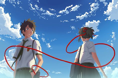 Your Name (Kimi no na wa) by AkmarMohamed.deviantart.com on @DeviantArt Your Name 2016, Morgana League Of Legends, Mitsuha And Taki, Kimi No Na Wa Wallpaper, Your Name Movie, The Garden Of Words, Your Name Anime, Pola Sulam, Name Wallpaper