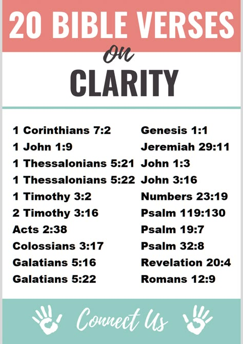 Here are the 20 most transcendent Bible scriptures on clarity. Scripture Writing Plans, Study Topics, Bible Study Topics, Scripture Writing, Bible Study Help, Bible Study Plans, Bible Study Tips, Prayer Bible, Study Notebook