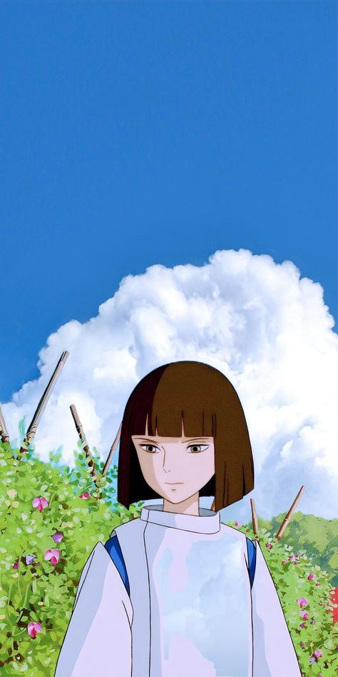 Blue sky haku chihiro 16x9 Wallpaper, Haku Wallpaper, Blue Ghibli, Haku Spirited, Ghibli Wallpapers, Haku Chihiro, Aesthetic Apps Games, Aesthetic Apps, Personajes Studio Ghibli