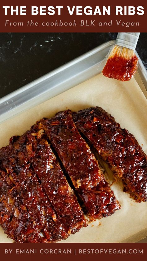 Jackfruit Ribs, Vegan Soul Food Recipes, Vegan Ribs, Vegan Meat Recipe, Vegan Ground Beef, Vegan Barbecue, Vegan Soul Food, Jackfruit Recipes, Vegan Transition