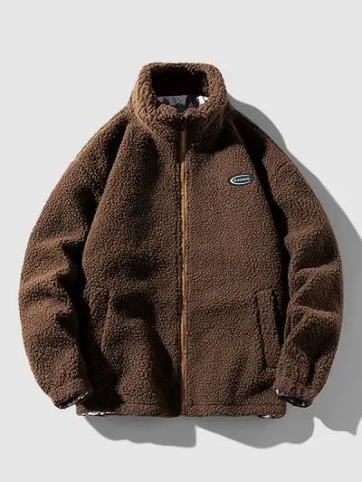 Mens Sherpa Jacket, Vintage Lamb, Jackets Style, Fluffy Jacket, Color Decoration, Sherpa Coat, Styles Women, Streetwear Mode, Mens Jackets Casual