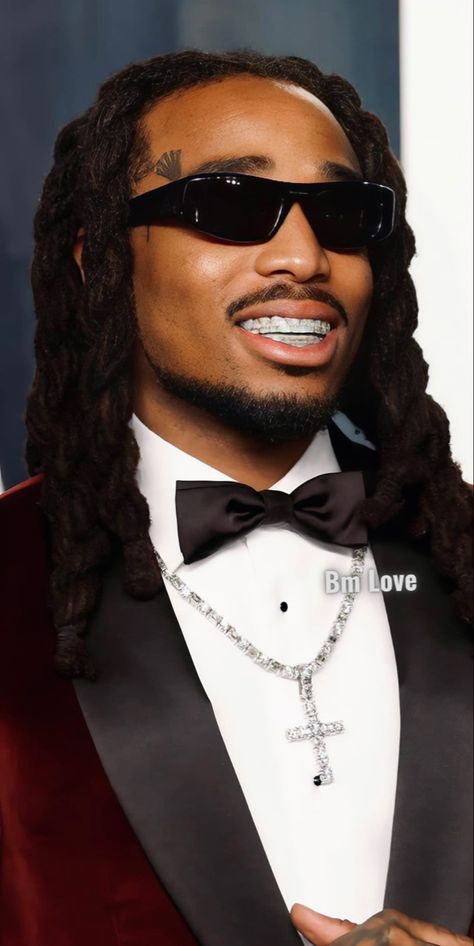 Quavo Wallpapers, Quavo Huncho Wallpaper, Finest Rappers, Migos Fashion, Quavo Rapper, Fine Rappers, Migos Wallpaper, Quavo Huncho, Ponytail Hairstyles For Men