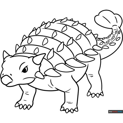 Free Ankylosaurus Coloring Page for Kids Ankylosaurus Coloring Page, Dinosaur Coloring Sheets Free Printable, Ankylosaurus Drawing, Dinosaur Coloring Pages Free Printable, Printable Dinosaur Coloring Pages, Dinosaur Coloring Sheets, Sea Animal Crafts, Free Printable Coloring Sheets, Farm Animal Coloring Pages