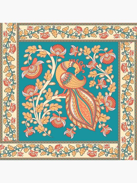 Square Composition, Fashion Scandinavian, Kalamkari Prints, Trendy Style Fashion, 3d Relief Art, Kalamkari Art, Kalamkari Designs, Madhubani Paintings, Kalamkari Painting