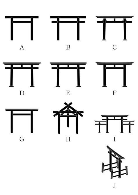 File:Torii gate variation 2.svg - Wikimedia Commons Japanese Gate, Japanese Garden Landscape, Japanese Tea House, Zen Garden Design, Torii Gate, Japanese Garden Design, Asian Garden, Seni Dan Kraf, Garden Arbor