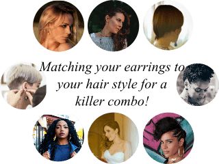 Choosing Earrings to Match Your Hairstyle | Jewelry Guide Earring Hairstyles, Jewelry Guide, Your Hairstyle, Business Tools, Dress Suits, Hair Jewelry, To Learn, Tools, Hair Styles