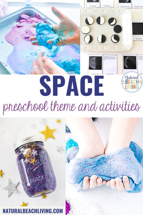 Space Preschool Theme Lesson Plan Activities - Natural Beach Living